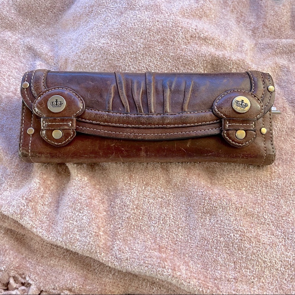 Juicy Couture Vintage brown leather wallet